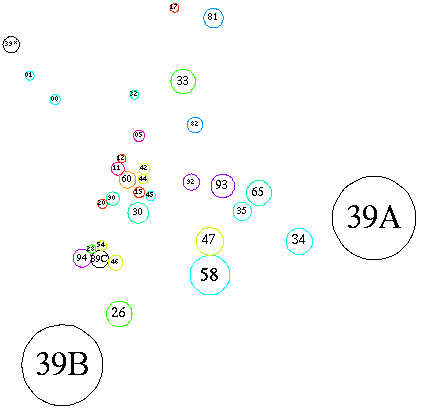 [Schematic of subareas and related areas]