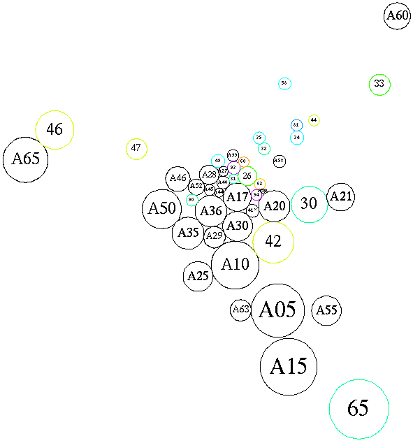 [Schematic of subareas and related areas]