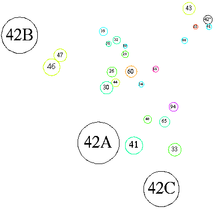 [Schematic of subareas and related areas]