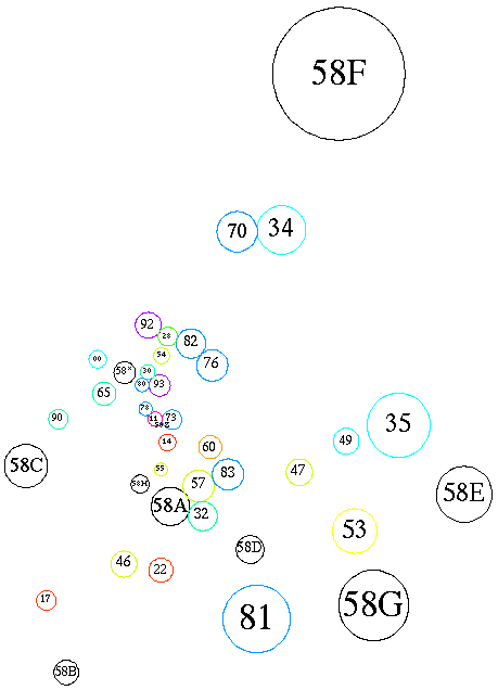 [Schematic of subareas and related areas]